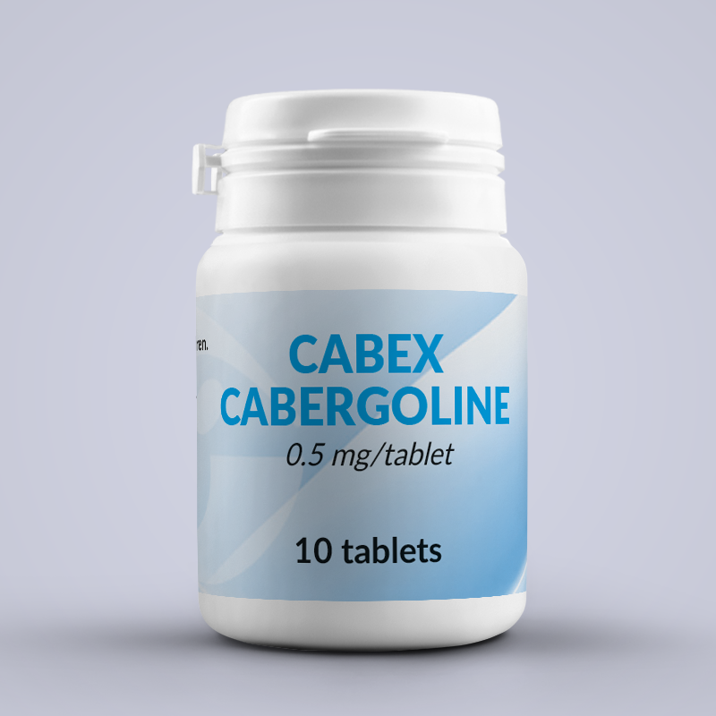 Cabex(Cabergoline) 0.5mg – 10 tablets EB